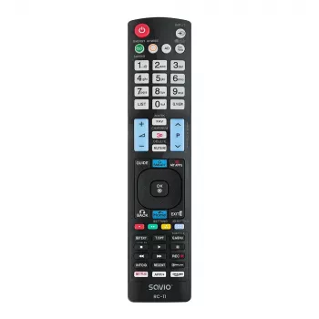 SAVIO RC-11 infrapuna kaugjuhtimispult LG telerile, must, ulatus 10 m, toetab 1 seadet