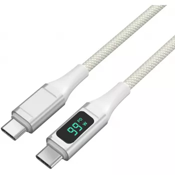 4smarts USB-C auf USB-C kaabel DigitCord 100W 1.5m. wei