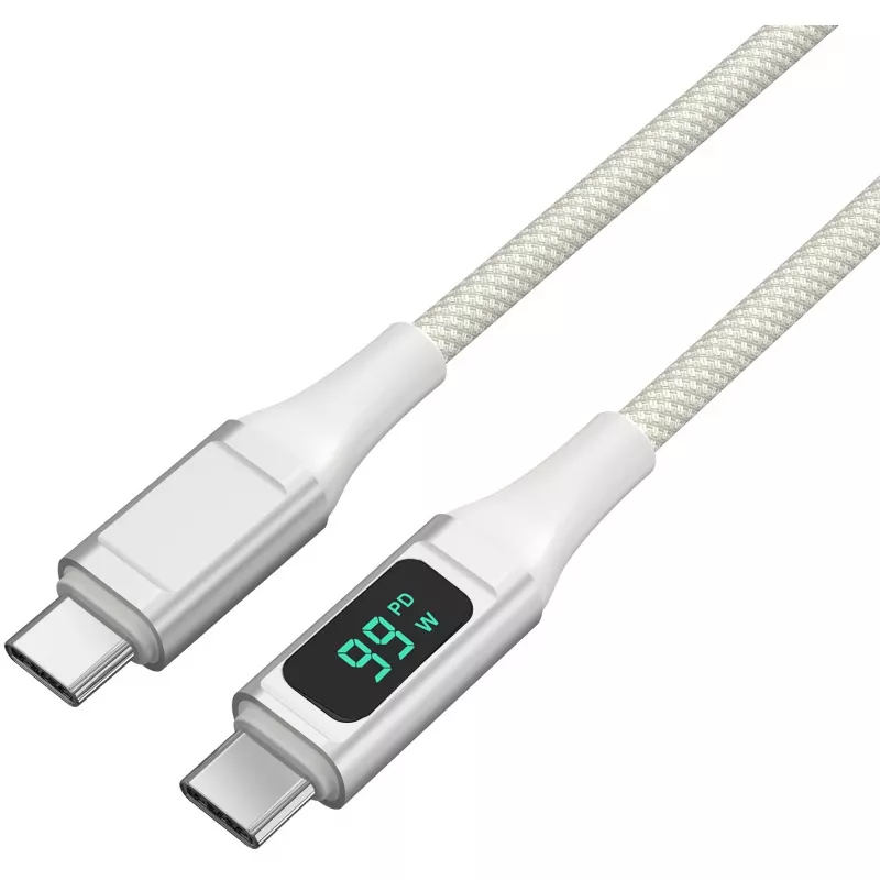 4smarts USB-C auf USB-C kaabel DigitCord 100W 1.5m. wei