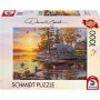 1000-osaline pusle schmidt spiele Darrell Bush Boathouse with Canoes, 1000 tükki