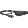 HDMI-Umschaltbox 3 to 1 (4K @ 60Hz), HDMI-lüliti (must, 55 cm kaabel)