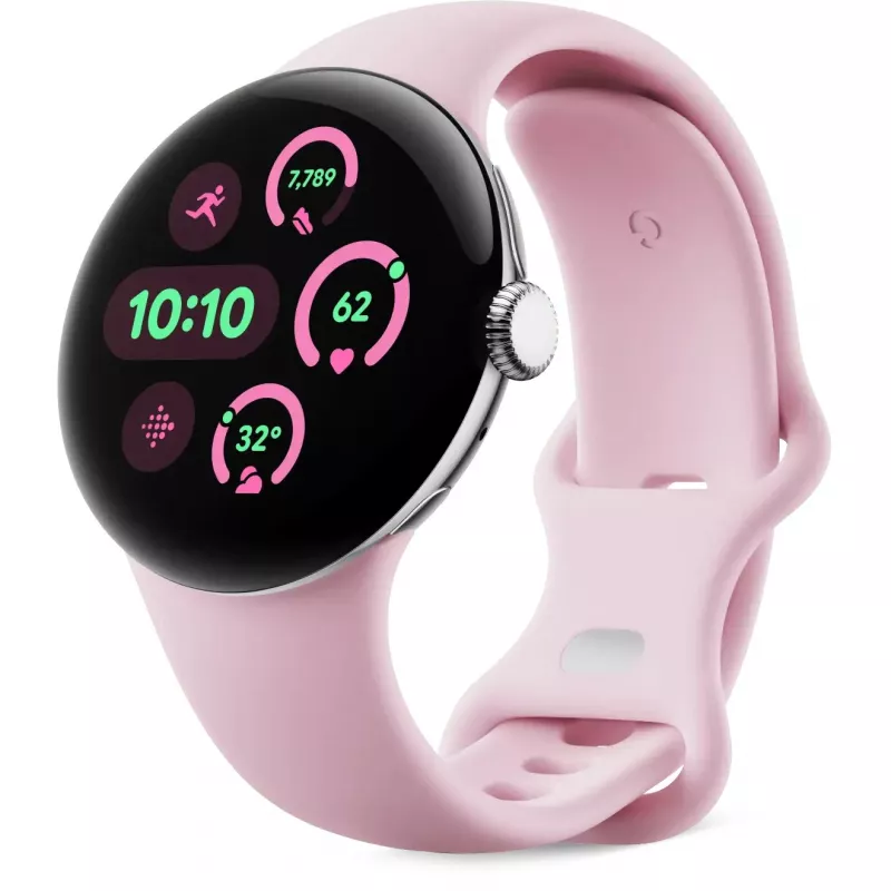 Google – nutikella rihm – suurus S – rooskvarts – Pixel Watch 3 jaoks (GA06101-WW)