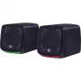PC-kõlarid DEFENDER J3 2.0 6W LED USB, 2×3W RMS, 90–20000 Hz, 3,5 mm, must