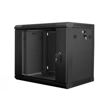 Seinale kinnitatav rack LANBERG 9U (600×450×507 mm) IP20, max koormus 60 kg, must