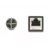 DeLOCK M12 adapterkaabel X-kodeeringuga 8 kontaktiga isane RJ45 emasele 50 cm