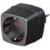 Toiteadapter/pistikupesade adapter Brennenstuhl 1508470 — siseruumides, 250 V sisend, 10 A, must