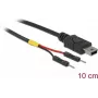 USB-kaabel DeLOCK 85412 Mini-USB B Must 0,1 m