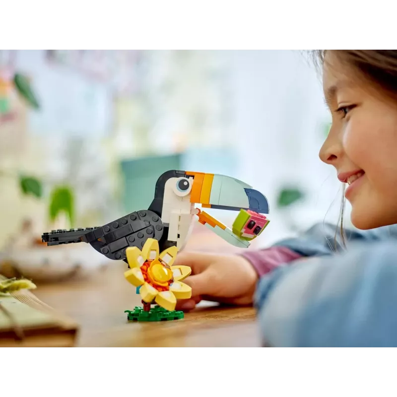Ehitusmänguasi LEGO Creator 3-in-1 Wild Animals Tropical Toucan komplekt 31173