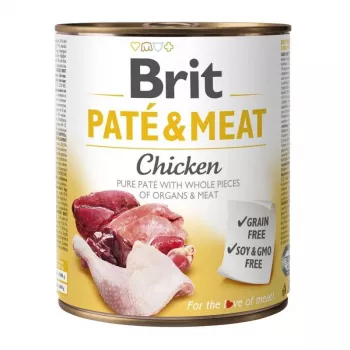 BRIT Paté & Meat kanaga - märg koeratoit - 800g