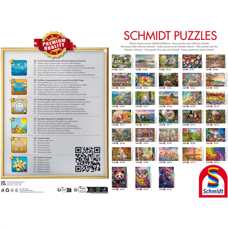 Pusle Schmidt Spiele 58872 — 1000 tükki, jõulustseen, vanus 12+