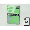 Värviline paber Double A, 80g, A4, 500 lehte, Papagoi