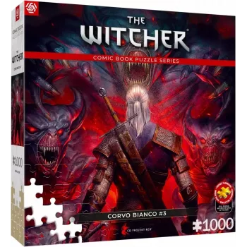 Good Loot koomiksipusle: The Witcher (Wiedźmin) Corvo Valge, 1000 tükki