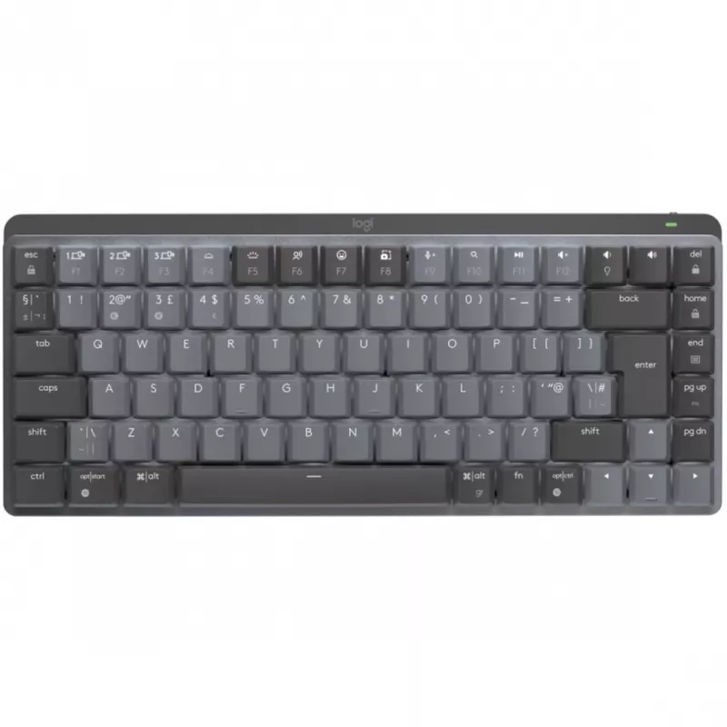 Logitech MX Mechanical Mini traadita valgustatud klaviatuur - Graphite - UK - EMEA (920-010779)