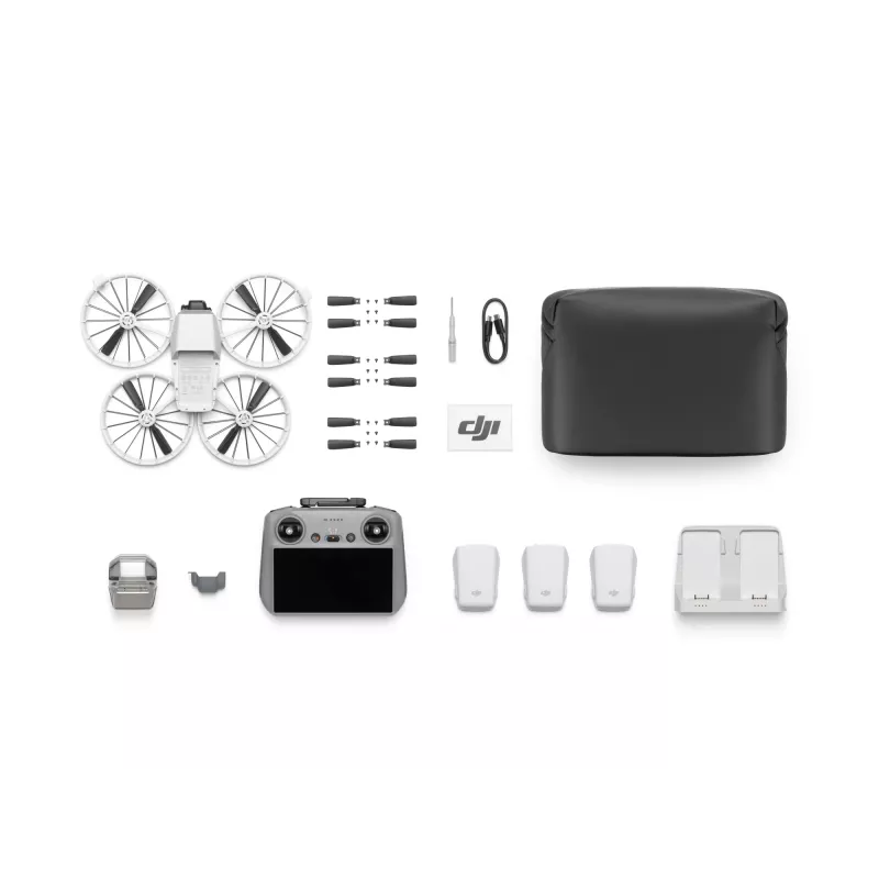 Kvadrokopter DJI Flip Fly More Combo RC 2 — 4 rootorit, 48 MP kaamera, 3840×2160, max kiirus 16 m/s, ulatus 14000 m