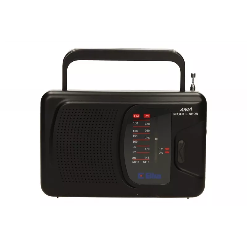 Raadio võrgu- ja patareitoitega FM, LW Eltra Ania