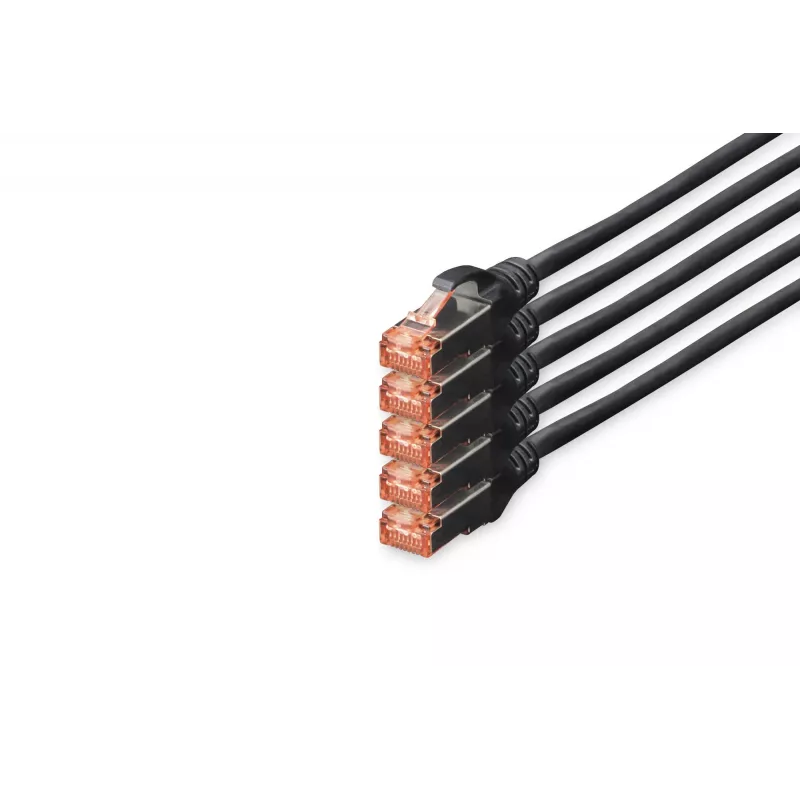 Võrgukaabel Digitus CAT 6 S/FTP RJ-45 10 m must