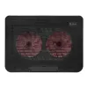 Sülearvuti jahutusalus SAVIO COS-02, 2 ventilaatorit 14 cm, USB-toitega, sobib kuni 17,3 tolli, must