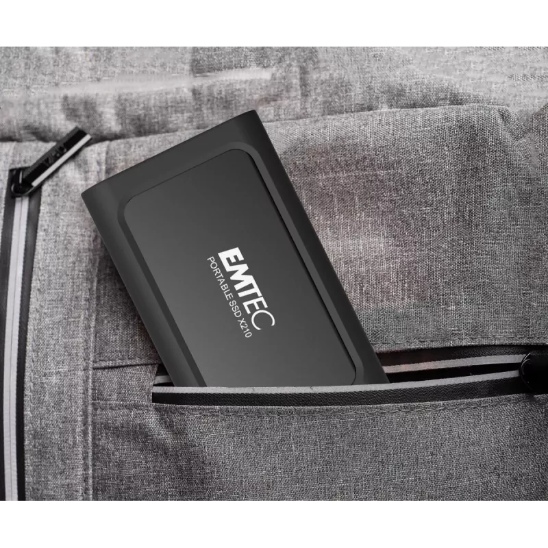 Emtec X210 ELITE 2 TB USB Type-C 3.2 Gen 2 (3.1 Gen 2) Must, Punane