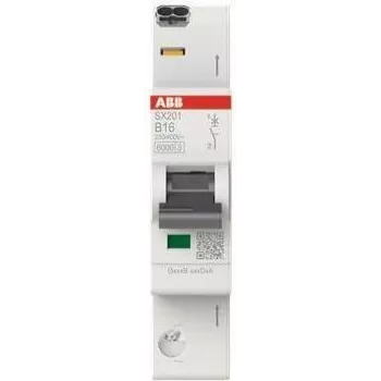 ABB kaitselüliti SX201-B16 Flexline B-omadus 6kA 16A 1P (2CDS251003R0165)