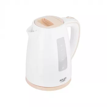 Elektriline veekeetja Adler AD 1264 1,7 L 2200 W Sarapuupähkel Valge