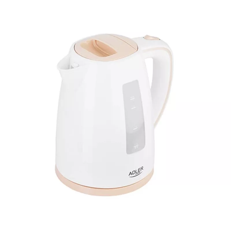 Elektriline veekeetja Adler AD 1264 1,7 L 2200 W Sarapuupähkel Valge