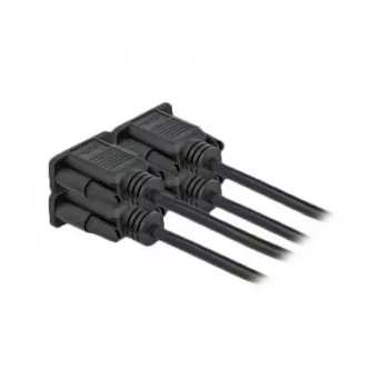 Jadaühenduskaabel DeLOCK 86604 Must 10 m RS-232 Sub-D9