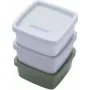 Lunch box set Fackelmann 26924 Silicone Beige roheline hall Light Blue 3 pcs