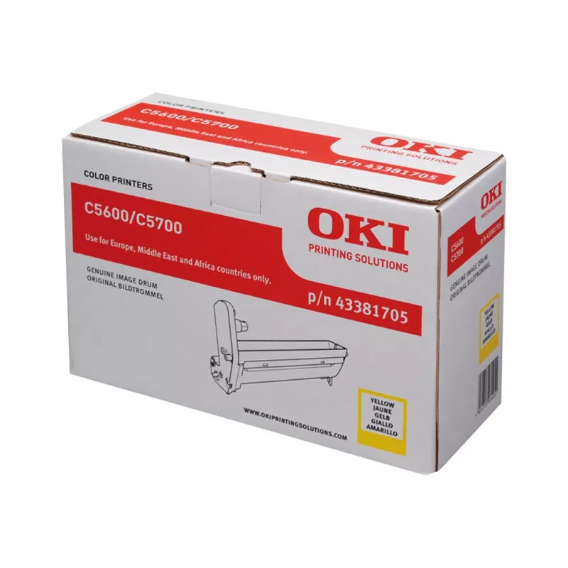 OKI pilditrummel 20000 lehekülge kollane C5600 C5700 jaoks