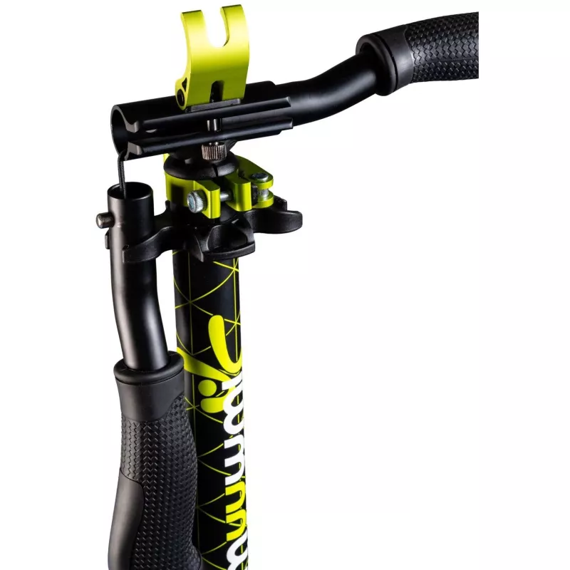 Alumiiniumist tõukeratas Pro 215 mm (must/laim)