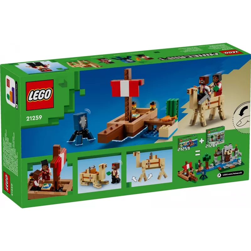 LEGO MINECRAFT 21259 Piraadilaeva teekond