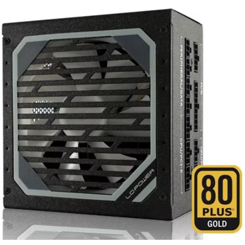 LC Power Super Silent Modular Series LC6550M V2,31 - toiteplokk (sisemine) - ATX12V 2,3 - EPS12V - 80 PLUS Gold - AC 110-240 V - 550 vatti - aktiivne PFC - haamriga must (L
