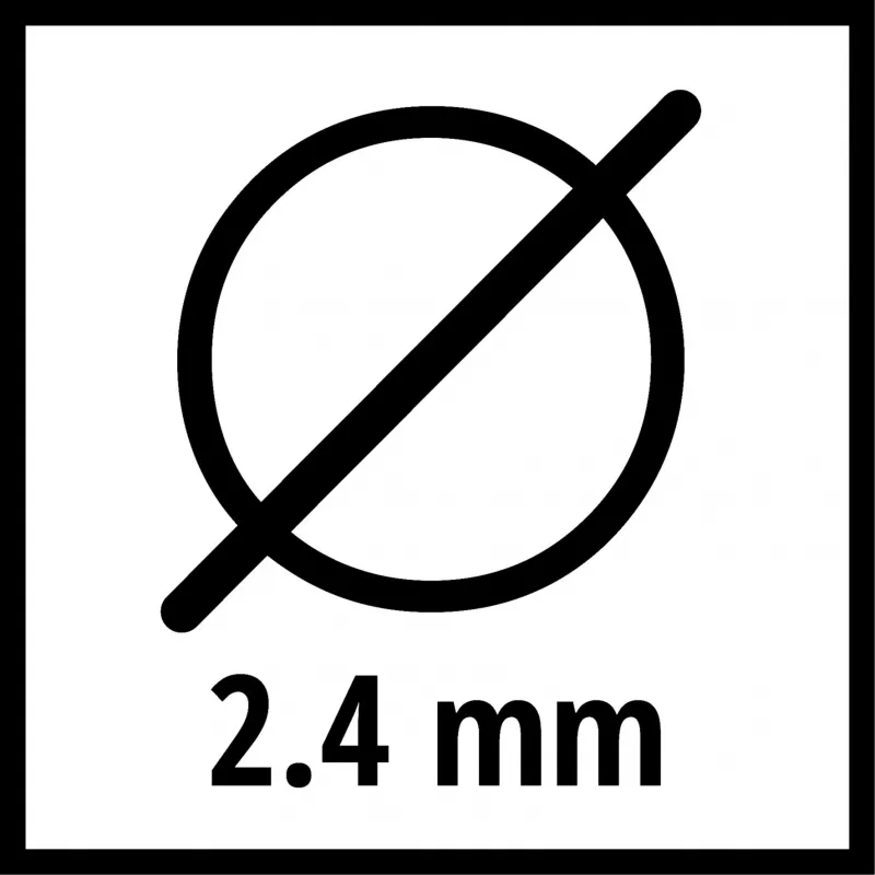 Trimmeri lõikeliin EINHELL Super Cut Line 2,4 mm, MPN 3436654, üks pool
