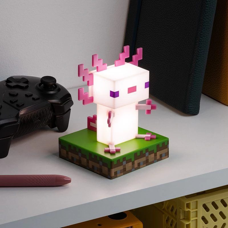Paladone Minecraft Axolotl ikoonivalgus