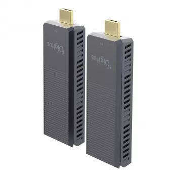 Juhtmevaba HDMI pikenduskomplekt DIGITUS DS-55359 — 4K/60Hz, 150 m, AV-saatja ja -vastuvõtja