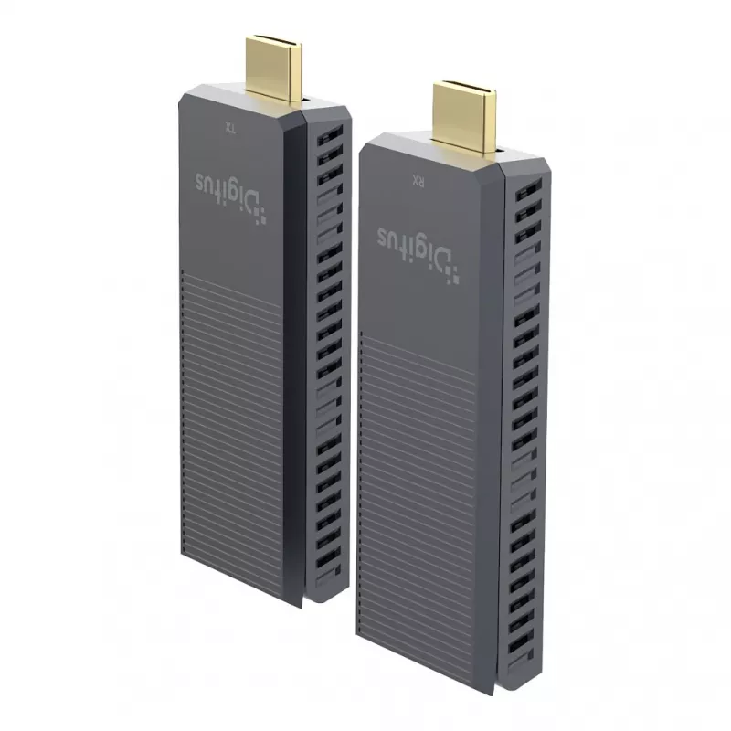 Juhtmevaba HDMI pikenduskomplekt DIGITUS DS-55359 — 4K/60Hz, 150 m, AV-saatja ja -vastuvõtja