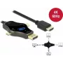 Monitorikaabel DeLOCK 3 in 1 85974 USB-C DisplayPort mini DisplayPort HDMI 4K 60 Hz