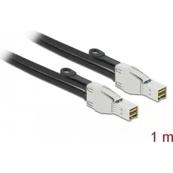 PCI Express kaabel DeLOCK Mini SAS HD SFF-8674 SFF-8674-le 1 m