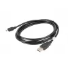 USB 2.0 mini AM-BM5P 1,8 m must kaabel