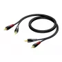 RCA/Cinch audio kaabel Procab KPCL078 2x male, 0.5 m