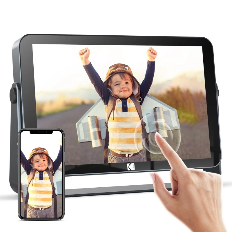 WiFi-kaamera Kodak RWF-109V suitsuhall — siseruumide Wi‑Fi turvakaamera, kompaktne disain