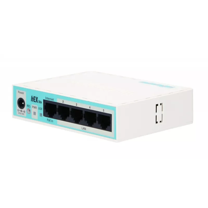 Mikrotik hEX lite juhtmega ruuter Valge
