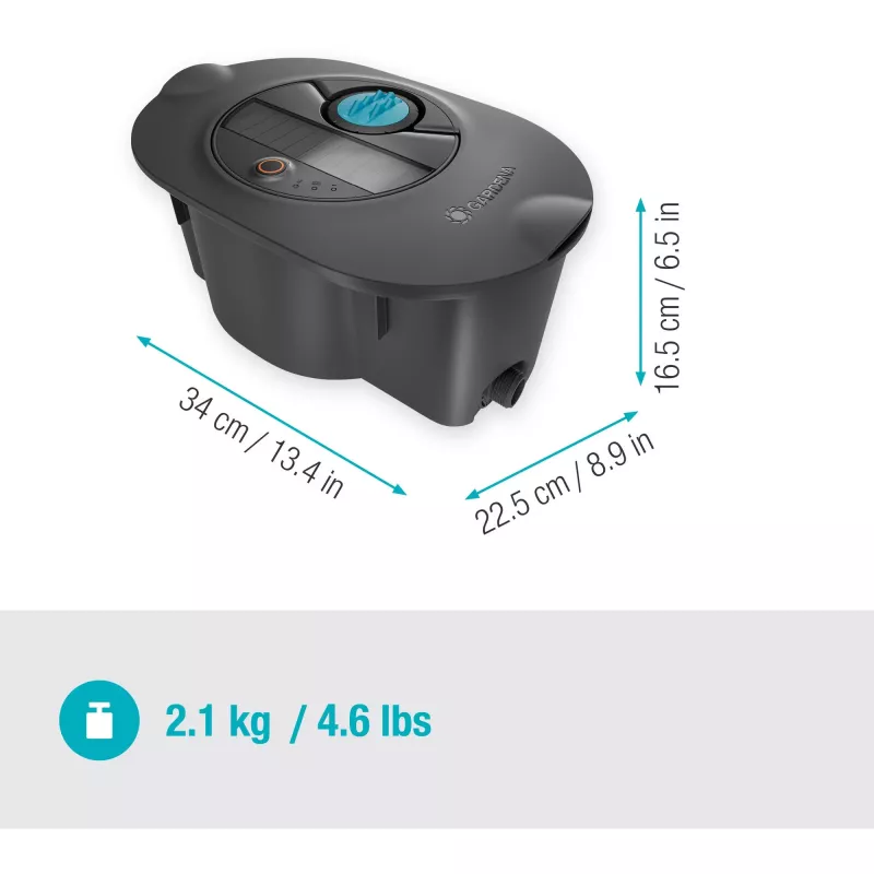 Gardena AquaPrecise Ringveesprinkler Must Roheline 1 tk