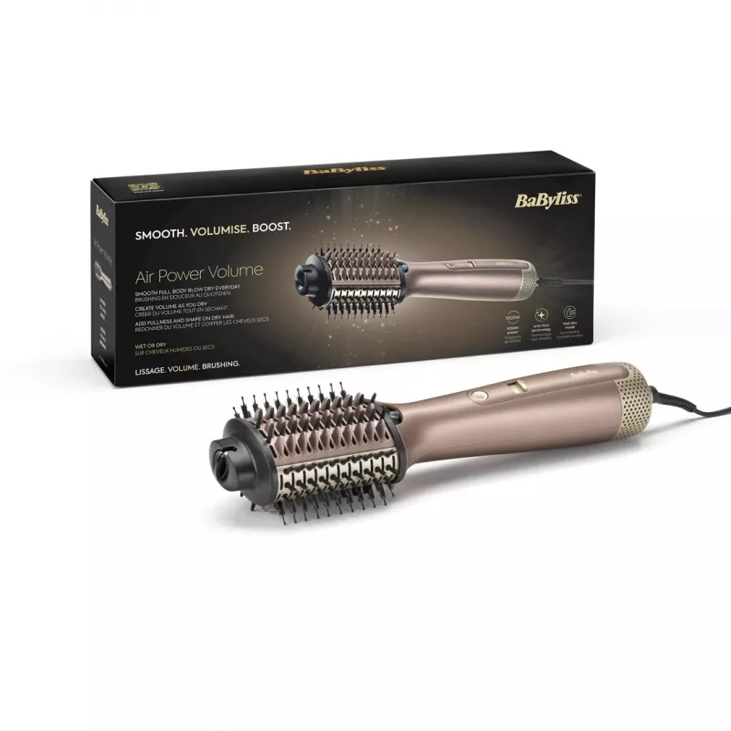 BaByliss AS95E Air Võimsus Volume Hot air brush Champagne 1000 W