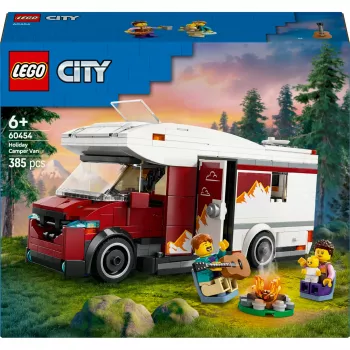 Ehitusmänguasi LEGO City Adventure Camper 60454, 385 tk, kõrgus 80 mm, vanusele 6+