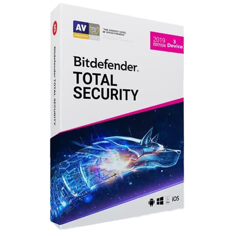 Bitdefender Total Security | 3 arvutit | 1 aasta | Ainult EL