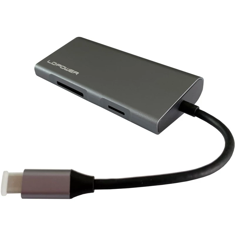Sülearvuti dokk LC-Power LC-HUB-C-MULTI-5 USB 3.2 Gen 1 USB-C juhtmega