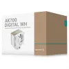 Protsessori õhkjahuti DeepCool AK700 Digital WH, 120 mm ventilaator, toetab AM5/AM4/LGA 1700/1200/1155/1151/1150, valge