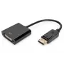 Assmann DisplayPort adapterkaabel. DP - DVI (24+5) M/F. 0,15 m lukustusega. DP 1.1 ühilduv. UL. must, varjestuseta. 32AWG (AK-340409-001-S)