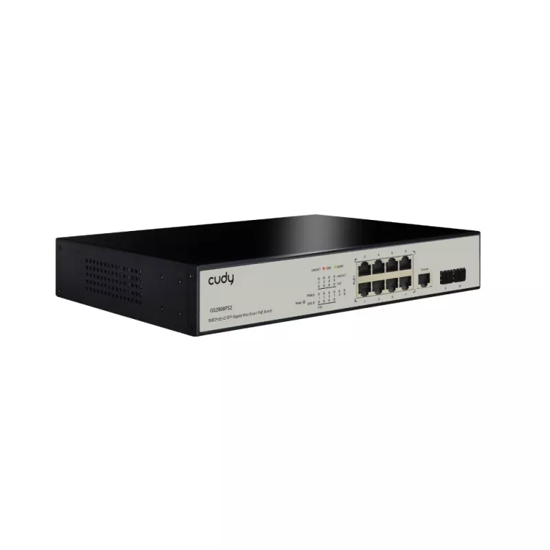 Hallatav lüliti Cudy GS2008PS2 L2 Gigabit Ethernet 8 porti PoE