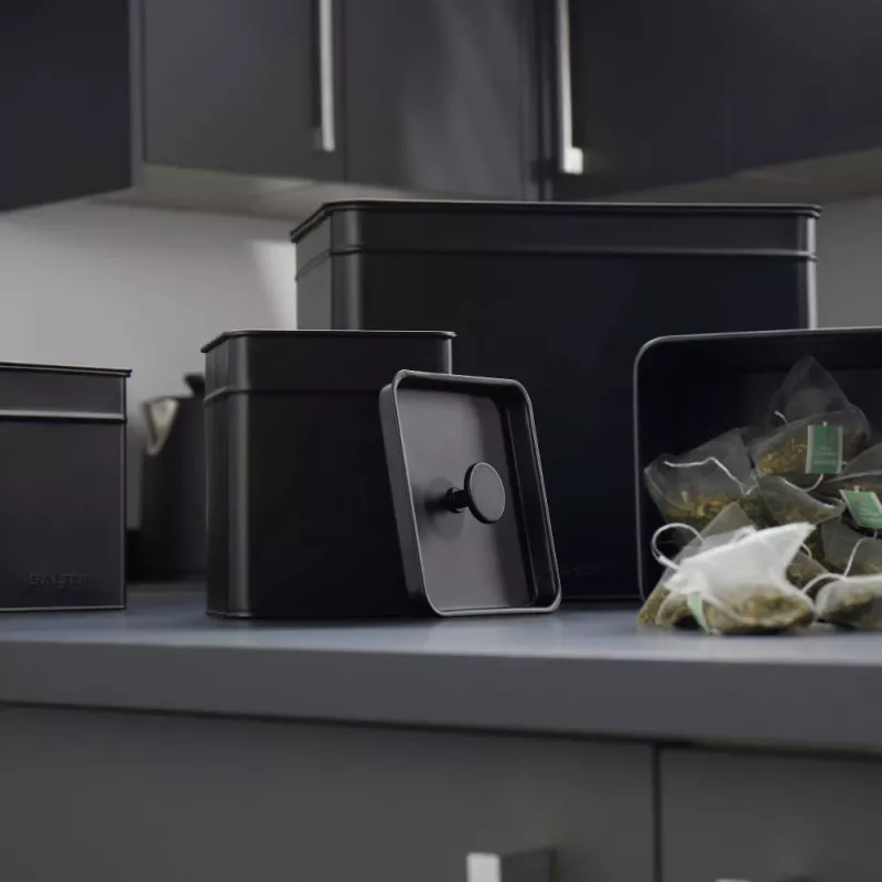 Leivakarp Salter BW124581EU7 Kuro terasdisain - roostevabast terasest hoiustamine leivale ja pagaritoodetele